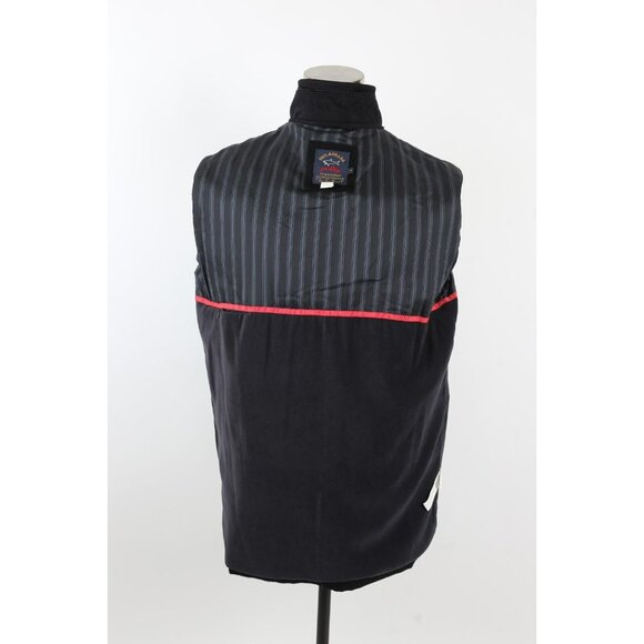 NEW Paul & Shark Loro Piana Cashmere Overcoat SZ XL Black - Picture 15 of 16